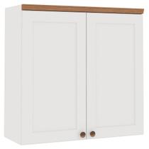 Armário Aéreo Cozinha 2 Portas Branco Fosco 1505 - Genialflex