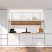 Armário Aéreo Cozinha 3 Portas 150 cm Line Kits Paraná