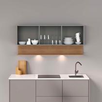 Armário Aéreo Cozinha 3 Portas 150 cm Line Kits Paraná