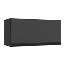 Armário Aéreo Cozinha 70 cm 1 Porta Basculante Veneza Multimóveis MP3681.895 Preto Armário Aéreo Cozinha 70 cm 1 Porta Basculante Veneza Multimóveis MP3681.895 Preto