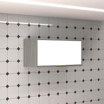 Armário Aéreo Cozinha 70 Cm Domus 1 Porta Silver/Branco - Hecol Móveis Armário Aéreo Cozinha 70 Cm Domus 1 Porta Silver/Branco - Hecol Móveis