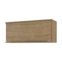 Armário Aéreo Cozinha 70cm com 1 Porta Basculante Dubai Casamia 2970 - Nogueira