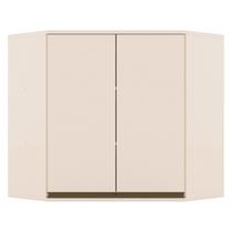 Armário Aéreo Cozinha 79 Cm Connect Oblíquo 2 Portas 100% Mdf Off White - Henn