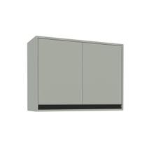 Armário Aéreo Cozinha 80 Cm Koya 2 Portas Verde Oliva - Politorno