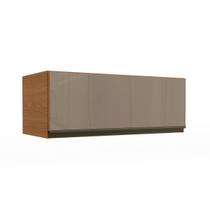 Armário Aéreo Cozinha 80 Cm Mônica 1 Porta com Vidro Canela - Kappesberg Armário Aéreo Cozinha 80 Cm Mônica 1 Porta com Vidro Canela - Kappesberg