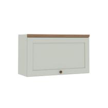Armário Aéreo Cozinha 80cm Iluminata 100% Mdf 1 Porta Basculante Mint - Geniallex Armário Aéreo Cozinha 80cm Iluminata 100% Mdf 1 Porta Basculante Mint - Geniallex