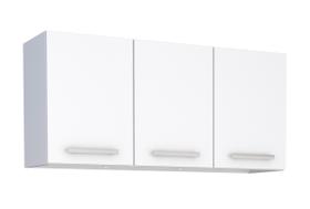 Armário Aéreo Cozinha Aço Multiuso Organizador Suspenso Parede Móveis Aço Resistente Branco