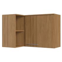 Armário Aéreo Cozinha de Canto 1 Porta 2 Prateleiras Co8103 Naturalle - Decibal Móveis Armário Aéreo Cozinha de Canto 1 Porta 2 Prateleiras Co8103 Naturalle - Decibal Móveis