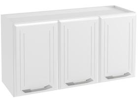 Armário Aéreo Cozinha em Aço Topázio 3 Portas Branco - Telasul Armário Aéreo Cozinha em Aço Topázio 3 Portas Branco - Telasul