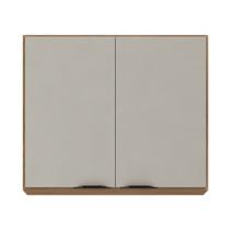 Armário Aéreo Cozinha Firenze 80cm 2 Portas Amêndola/Nude - Demóbile Armário Aéreo Cozinha Firenze 80cm 2 Portas Amêndola/Nude - Demóbile