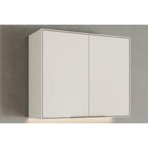 Armário Aéreo Cozinha Henn Fineze 2 Portas 80cm Areia Armário Aéreo Cozinha Henn Fineze 2 Portas 80cm Areia