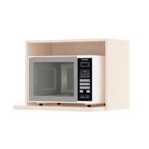 Armário Aéreo Cozinha Integra para Micro-Ondas 60cm Off White - Henn