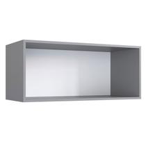 Armário Aéreo Cozinha Light Cinza - Irm Móveis