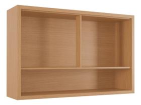 Armario Aereo Cozinha Mdf 2 Portas Carvalho 120x78x32cm