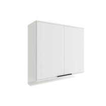 Armário Aéreo Cozinha Modulado Alpha 2502 c/ 2 Portas 80cm Branco - Carraro