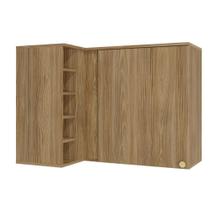 Armário Aéreo Cozinha Modulado Botanic Canto Reto M636 c/ 1 Porta 98cm Nogueira - Kappesberg Armário Aéreo Cozinha Modulado Botanic Canto Reto M636 c/ 1 Porta 98cm Nogueira - Kappesberg