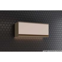 Armário Aéreo Cozinha Modulado Connect 80 c/ 1 Porta Basculante Duna/Cristal - Henn Armário Aéreo Cozinha Modulado Connect 80 c/ 1 Porta Basculante Duna/Cristal - Henn