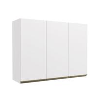 Armário Aéreo Cozinha Modulado Maxxi G766 c/ 3 Portas Polipropileno Branco - Kappesberg