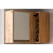 Armário Aéreo Cozinha Modulado Tempranillo Canto Reto c/ 1 Porta 98cm Amendoa/Off White - Ronipa