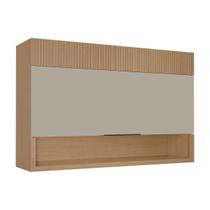 Armário Aéreo Cozinha Nesher Realeza 1 Porta 120cm Carvalho/Greice Armário Aéreo Cozinha Nesher Realeza 1 Porta 120cm Carvalho/Greice