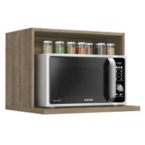 Armário Aéreo Cozinha para Micro-Ondas Nogal G738 - Kappesberg Armário Aéreo Cozinha para Micro-Ondas Nogal G738 - Kappesberg