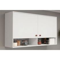 Armário Aéreo Cozinha Torino 2Prtas 120cm Branco Movelbento Armário Aéreo Cozinha Torino 2Prtas 120cm Branco Movelbento