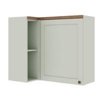 Armário Aéreo de Canto 1 Porta 100 % MDF Iluminata Geniaflex Armário Aéreo de Canto 1 Porta 100 % MDF Iluminata Geniaflex