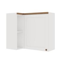 Armário Aéreo de Canto 1 Porta 100% MDF Iluminata
