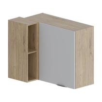 Armário Aéreo de Canto 1 Porta 2 Nichos Urbana Bertolini Armário Aéreo de Canto 1 Porta 2 Nichos Urbana Bertolini