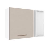Armário Aéreo De Canto 1 Porta Agata Madesa Branco/crema Armário Aéreo De Canto 1 Porta Agata Madesa Branco/crema
