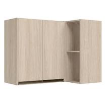 Armario Aereo De Canto 2 Portas 2 Nichos MDF 89X68 cm Kali 193641 Nicioli