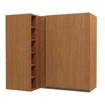 Armário Aéreo de Canto 98cm Maxxi Marrom/Canela Armário Aéreo de Canto 98cm Maxxi Marrom/Canela