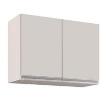 Armário Aéreo De Cozinha 02s Eva 80cm Branco
