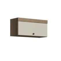 Armário Aéreo de Cozinha 1 Portas 0,80m Creta WoodCristalo Armário Aéreo de Cozinha 1 Portas 0,80m Creta WoodCristalo