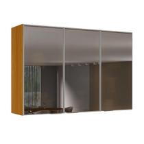 Armário Aéreo De Cozinha 100% Mdf 3 Portas Reflecta 1,20m Lais Madeirado Armário Aéreo De Cozinha 100% Mdf 3 Portas Reflecta 1,20m Lais Madeirado
