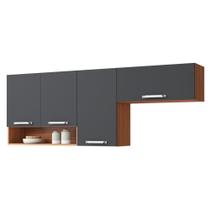 Armário Aéreo de Cozinha 3 Portas 1 Nicho Vegas - Itatiaia