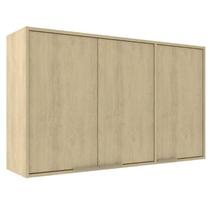 Armário Aéreo de Cozinha 3 Portas Carvalho - Karine Móveis Sul