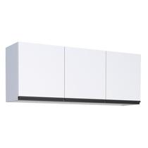 Armário Aéreo de Cozinha 3 Portas Gaia Flat 150 Cozimax Branco