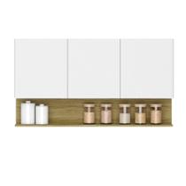 Armário Aéreo de Cozinha 3 Portas Nicho Line Kits Paraná