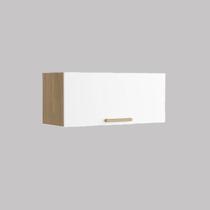 Armário Aéreo de Cozinha 80 cm 1 Porta Basculante Axé Branco