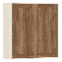 Armário Aéreo De Cozinha 80 Cm 2 Portas 2 Prateleiras