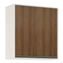 Armário Aéreo de Cozinha 80 cm 2 Portas de abrir 2 Prateleiras Linea Luciane Móveis Armário Aéreo de Cozinha 80 cm 2 Portas de abrir 2 Prateleiras Linea Luciane Móveis