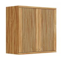 Armário Aéreo de Cozinha 80 Cm Sauvignon 2 Portas 1 Prateleira 100% Mdf Amêndoa - Rio Doce Armário Aéreo de Cozinha 80 Cm Sauvignon 2 Portas 1 Prateleira 100% Mdf Amêndoa - Rio Doce