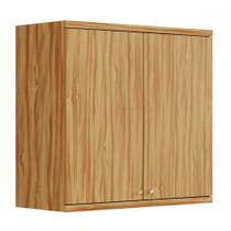 Armário Aéreo de Cozinha 80 Cm Sauvignon 2 Portas 100% Mdf 11030 Amêndoa - Rio Doce