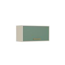 Armário Aéreo de Cozinha 80cm 1 Porta Basc Bossa Nova Verde Armário Aéreo de Cozinha 80cm 1 Porta Basc Bossa Nova Verde