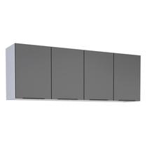 Armário Aéreo de Cozinha Aço 4 Portas Jupter 160 Cozimax Preto Armário Aéreo de Cozinha Aço 4 Portas Jupter 160 Cozimax Preto