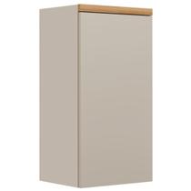 Armário Aéreo de Cozinha Allure Linea 100% MDF 1 Porta 40cm Jequitibá e Gris Armário Aéreo de Cozinha Allure Linea 100% MDF 1 Porta 40cm Jequitibá e Gris