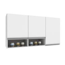 Armário Aéreo de Cozinha Athena 3 Portas 2 Nichos IRM Armário Aéreo de Cozinha Athena 3 Portas 2 Nichos IRM