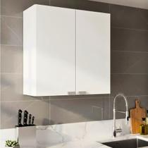 Armário Aéreo De Cozinha Branco Mdp 2 Portas Batrol Móveis Branco