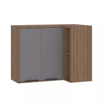 Armário Aéreo de Cozinha Canto Reto 95cm 2 Portas Aspen Luciane Móveis Armário Aéreo de Cozinha Canto Reto 95cm 2 Portas Aspen Luciane Móveis